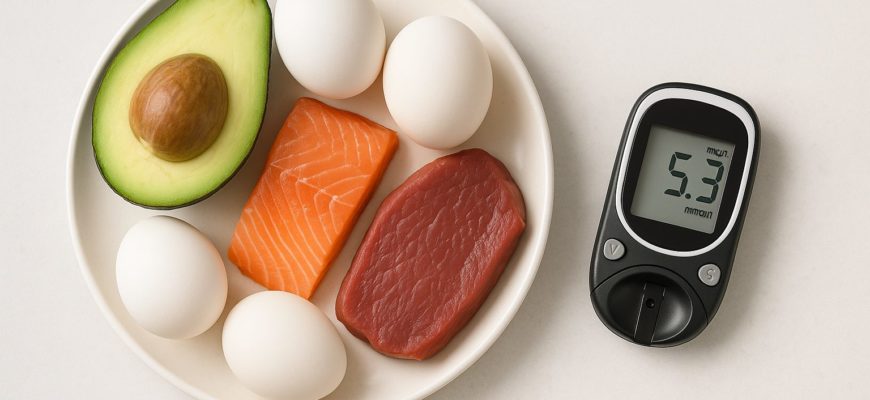 кето-продукты и глюкометр