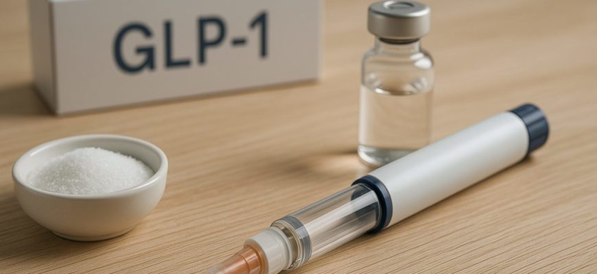 препарат GLP-1 в шприц-ручке для лечения диабета