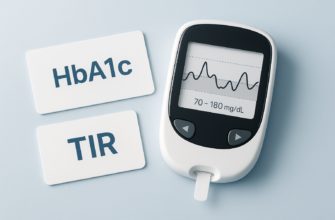 Сравнение HbA1c и TIR при диабете