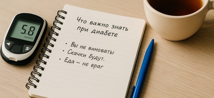 глюкометр и блокнот — что важно знать после диагноза диабета